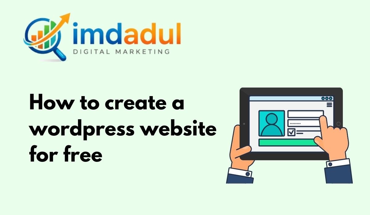 How to create a wordpress website for free